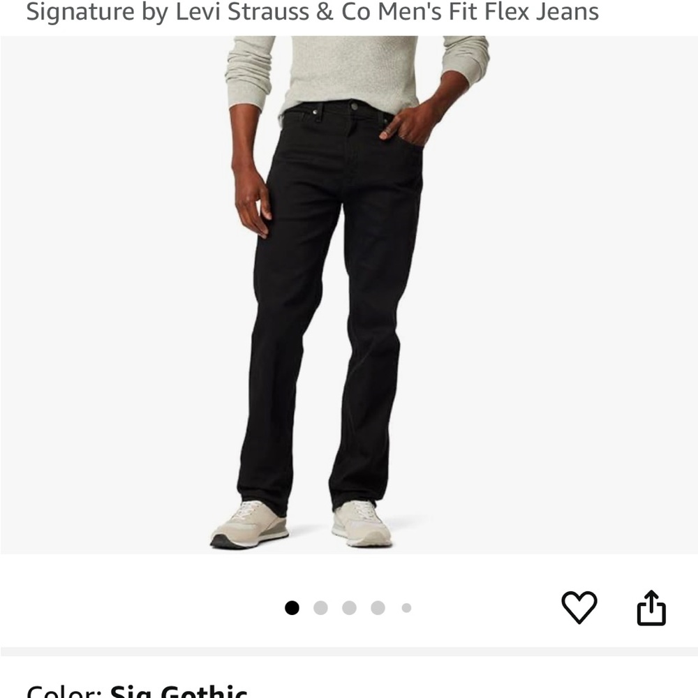 Levi Strauss Men's dark blue Fit Flex Jeans